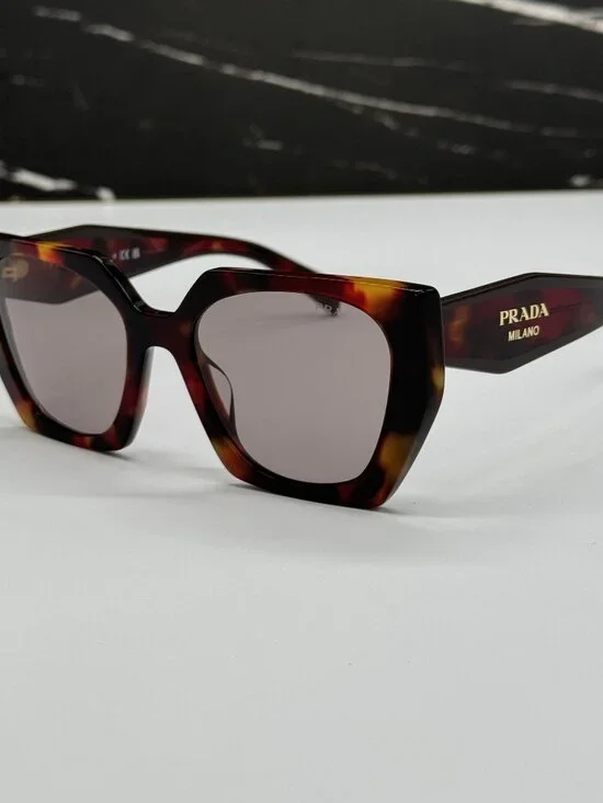 NEW PRADA PR15WS 22A20I SUNGLASSES HAVANA WOMEN PR 15WS 22A20I, SPR 15W 22A20I - Picture 8 of 11